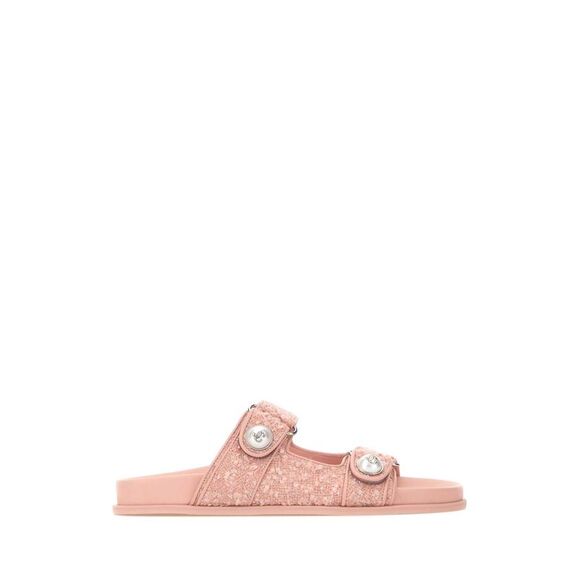 JIMMY CHOO Shoes - Jimmy Choo Women Pink Boucle Fayence Slippers